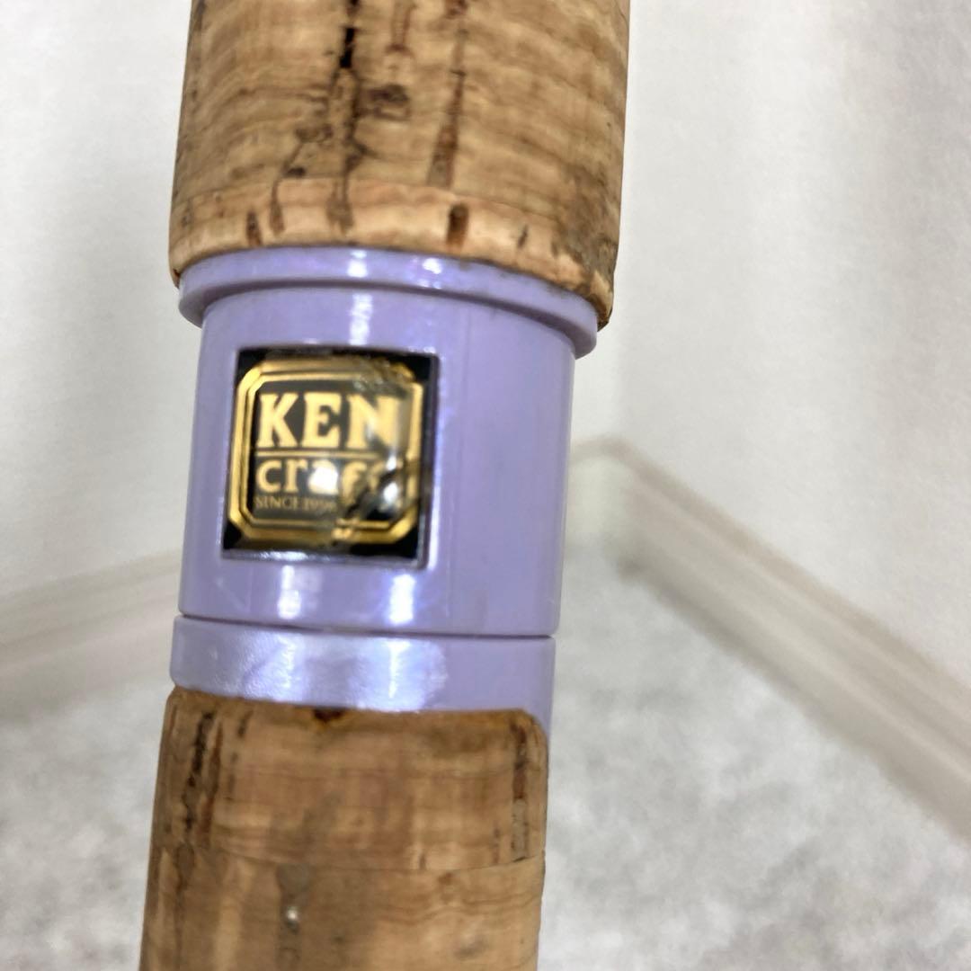 ケンクラフト　ロッド2本　ベイト　スピニング　ルアー竿　バス釣り　紫　パープル