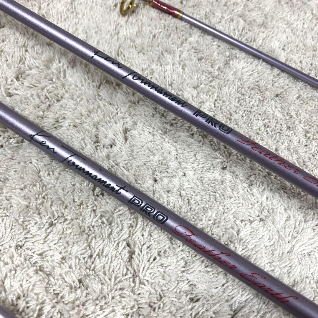 ケンクラフト　ロッド2本　ベイト　スピニング　ルアー竿　バス釣り　紫　パープル