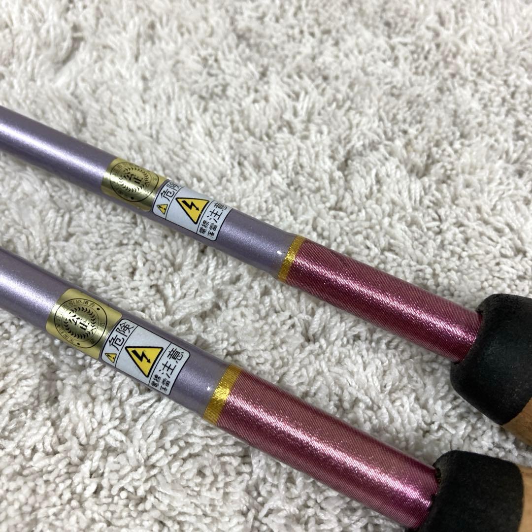 ケンクラフト　ロッド2本　ベイト　スピニング　ルアー竿　バス釣り　紫　パープル