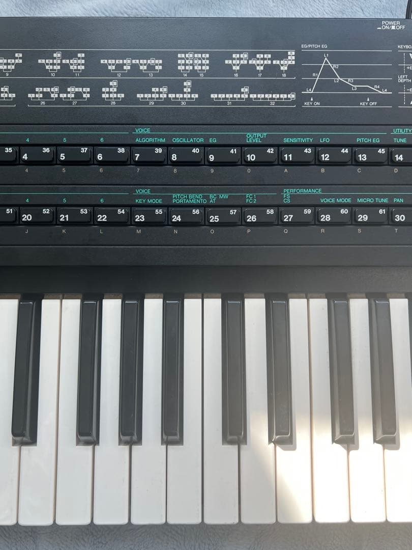 Yamaha DX7 ⅡD シンセサイザー　ジャンク