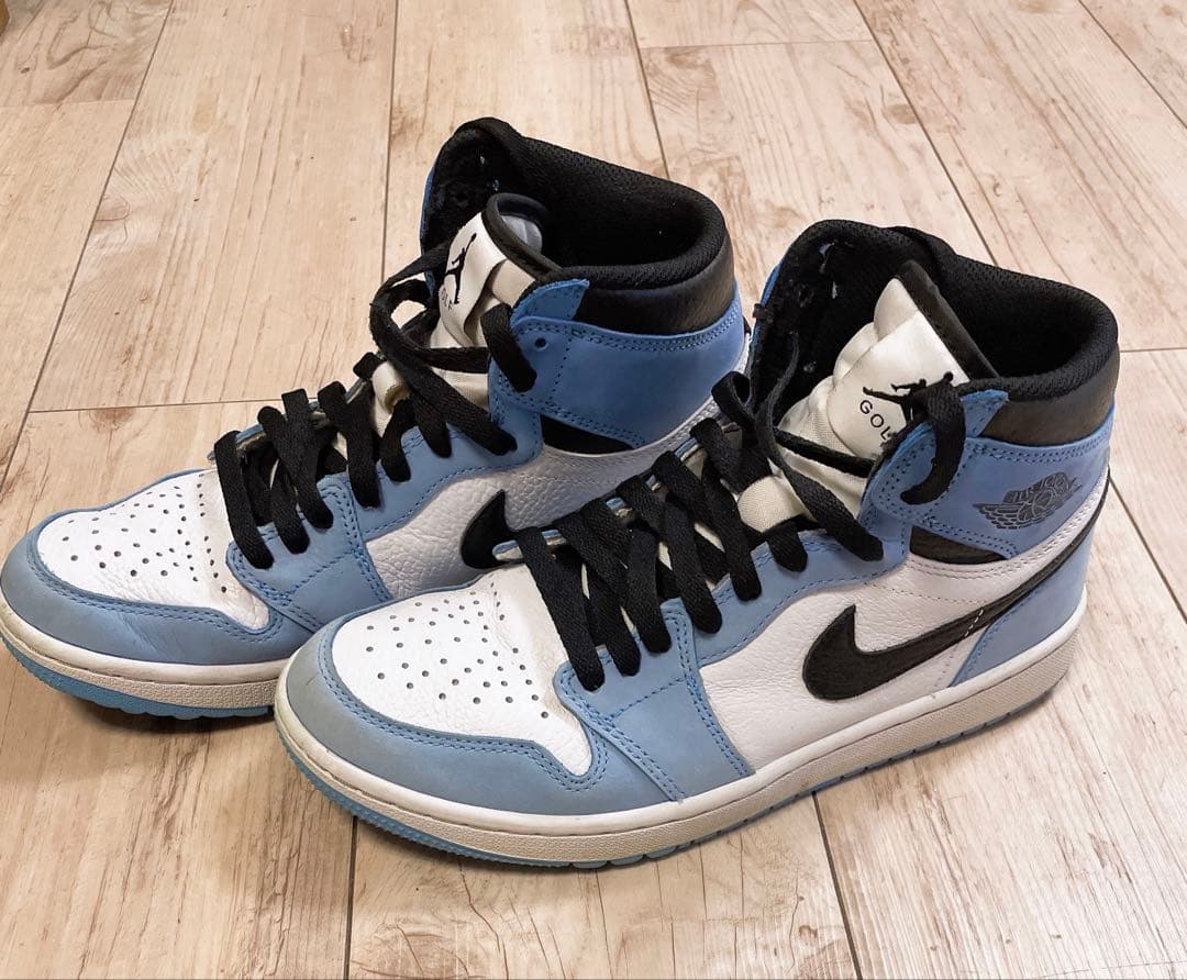 シューズ(男性用) Air Jordan 1 High Golf University Blue