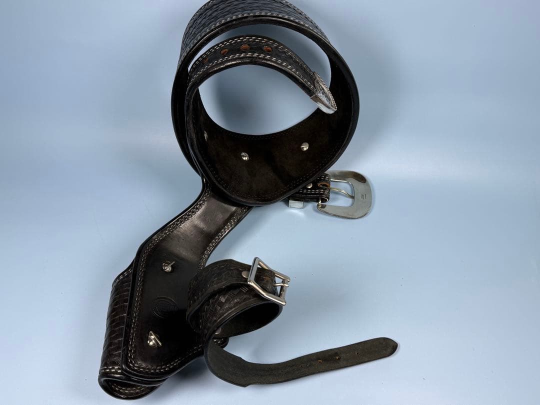 KEIN製SAAファストドロー専用リグ、ツーハンド用（ブラック）