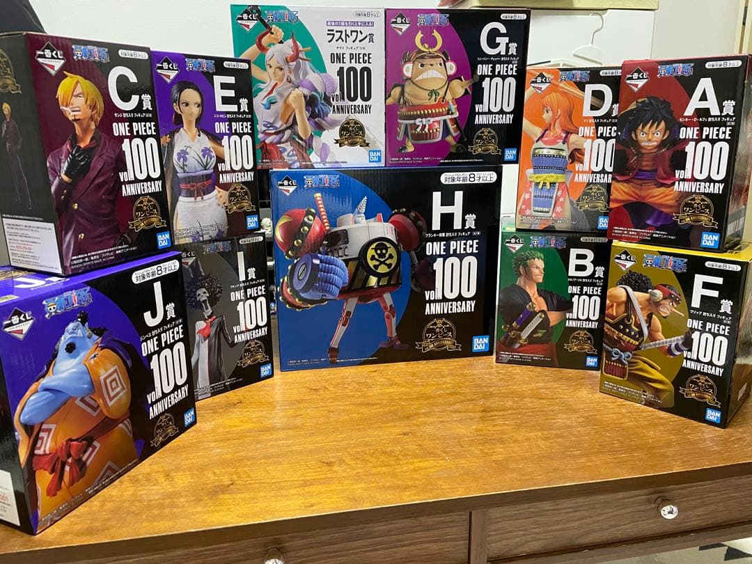 ONE PIECE 一番くじ 100周年記念フィギュア コンプセット