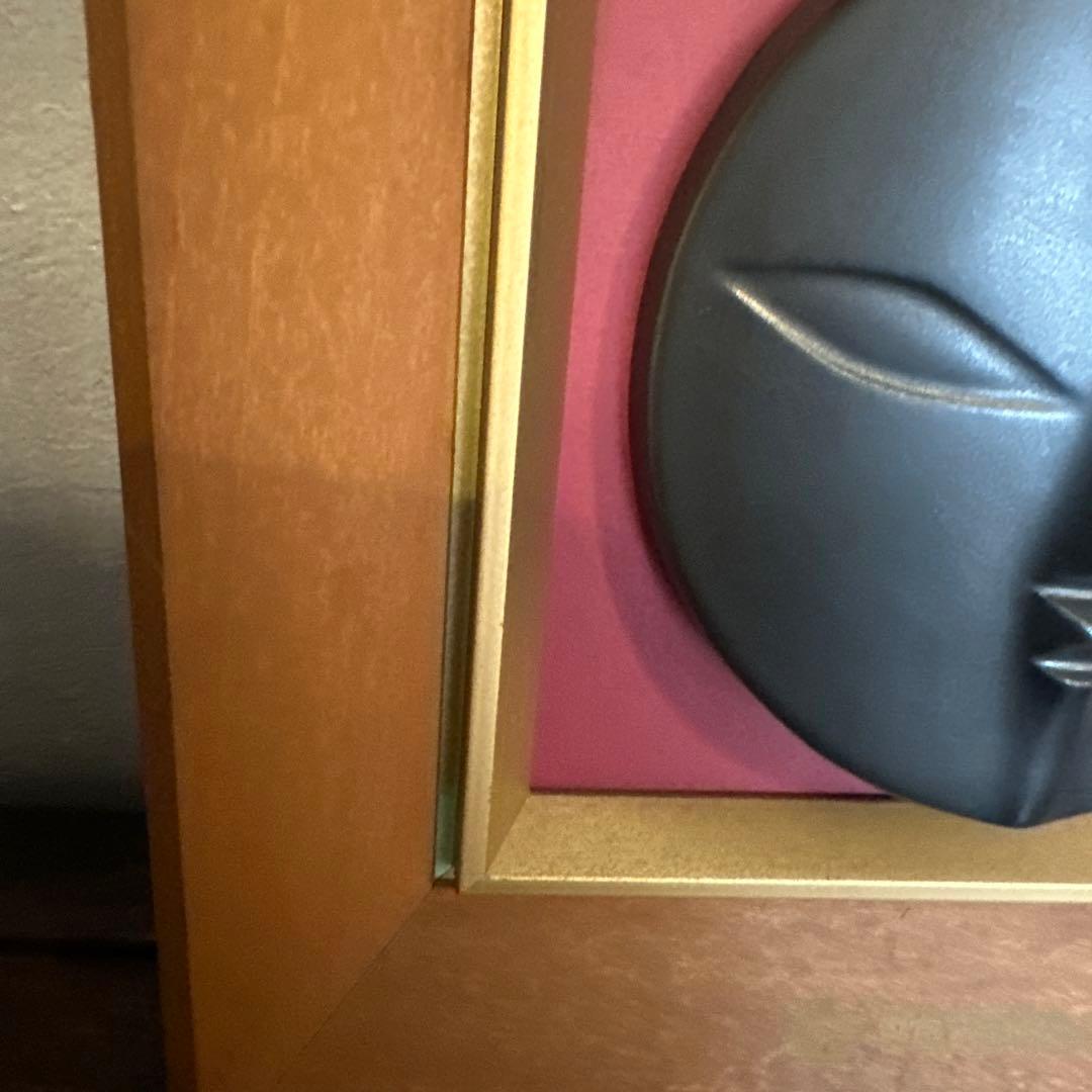 お値下げ❣️当時物万博岡本太郎　太陽の塔過去の顔信楽レリーフ希少品大阪万博