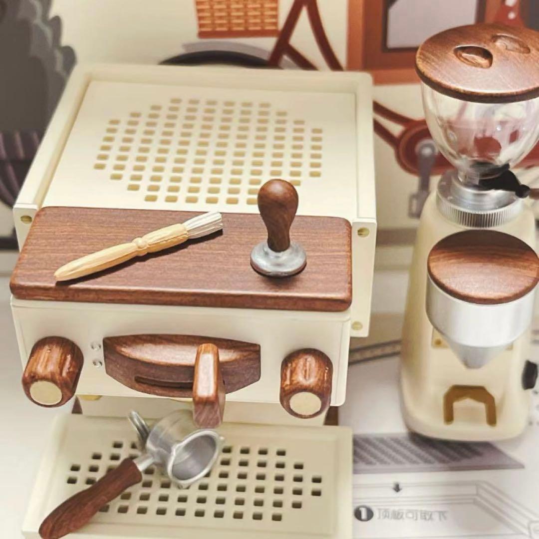 専用ページ　ミニチュア　コーヒーマシン　エスプレッソマシン　クリームホワイト