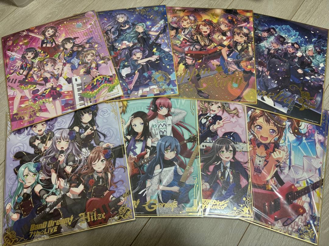 【新品未開封】バンドリ！ ライブ記念色紙合計24枚