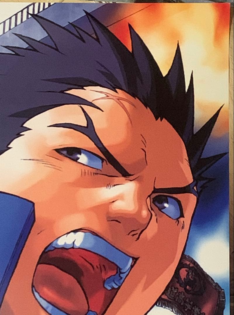 【B2】 私立ジャスティス学園 プレステ版 販促 非売品 ポスター