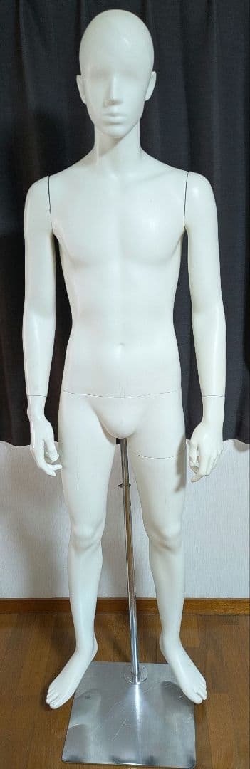 全身トルソー　メンズ　全身マネキン　高さ調整可ディスプレイ　店舗用品　ビジネス