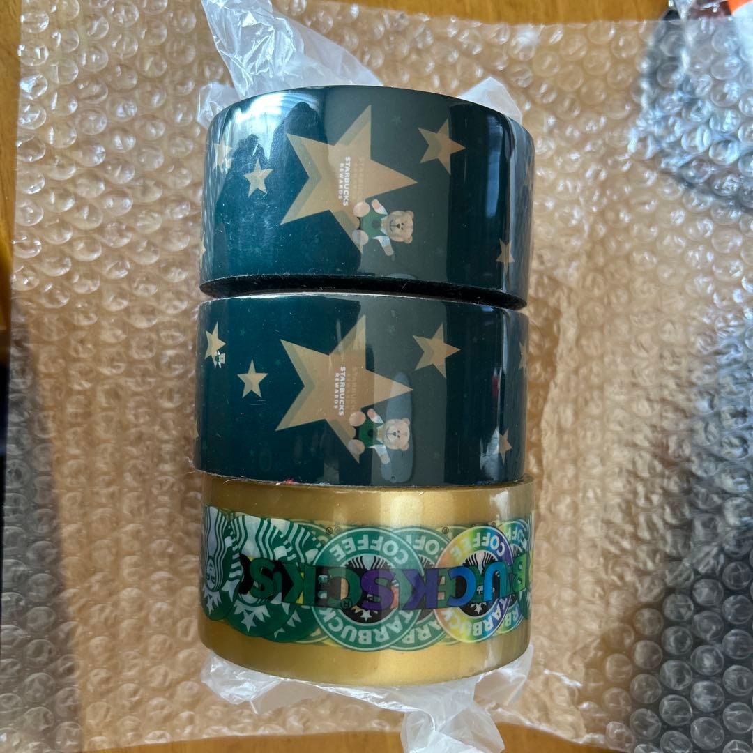 スタバ　スターバックス　ベアリスタ　サイレン　OPPテープ　ボックス　テープ