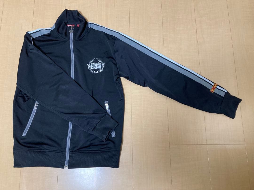 【美品】【レア品】Onitsuka Tiger ブラック ジャージジャケット