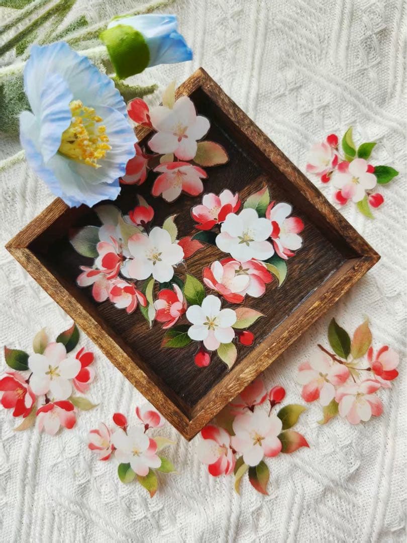 娜娜工坊《彤云》海外マスキングテープ マステ 【2718】