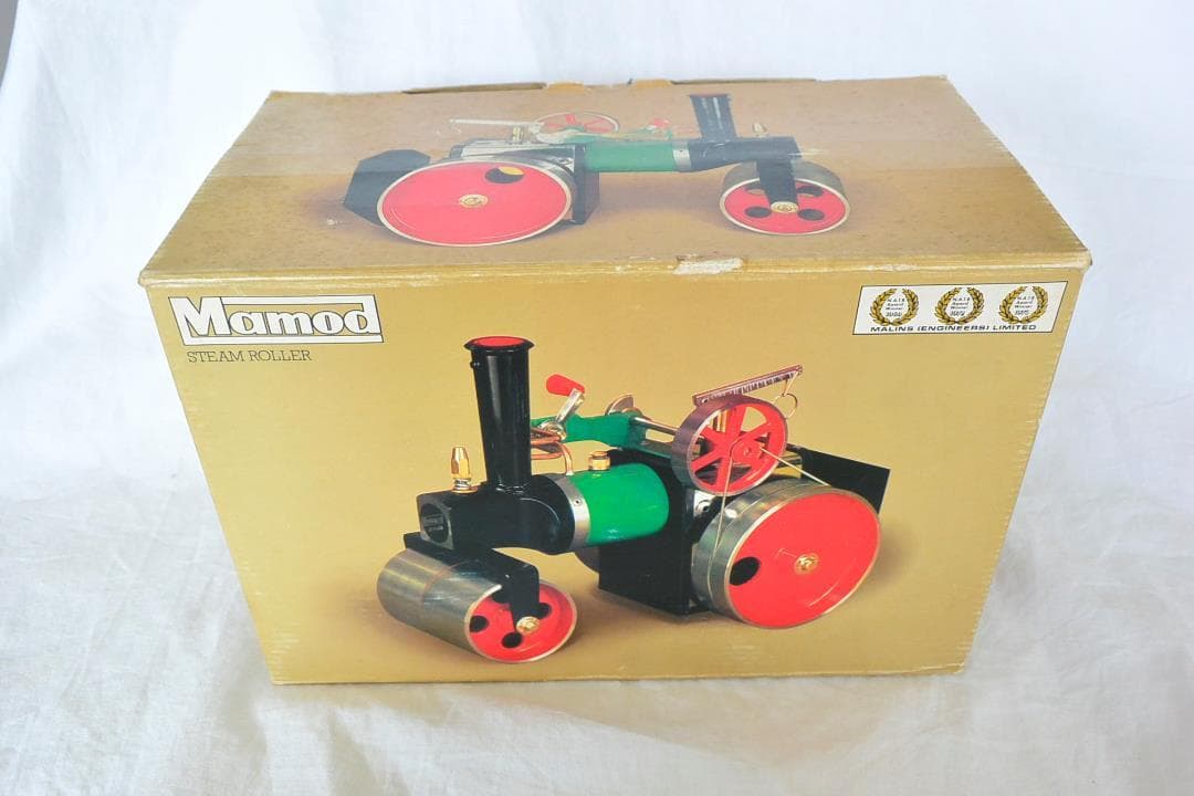 希少未使用☆Mamod社製スチームエンジン【スチームローラー】イギリス製 蒸気