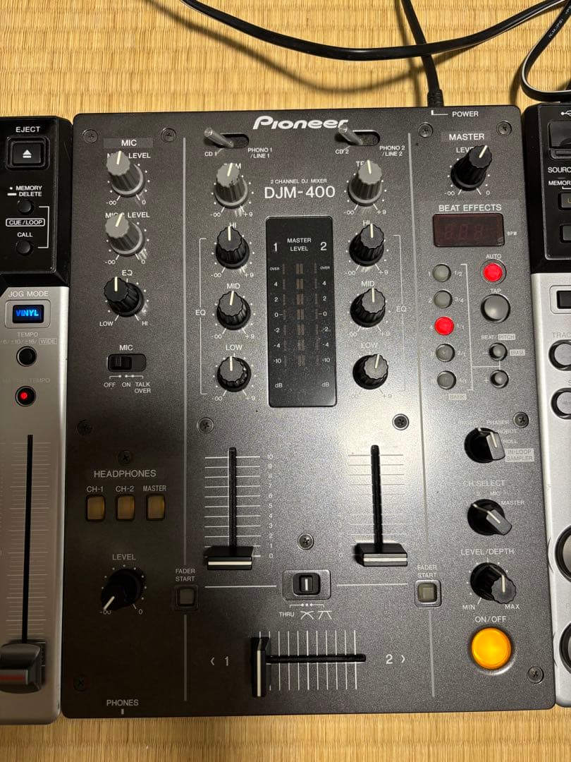DJセット　Pioneer CDJ-400 パイオニア　ミキサー　DJM-400
