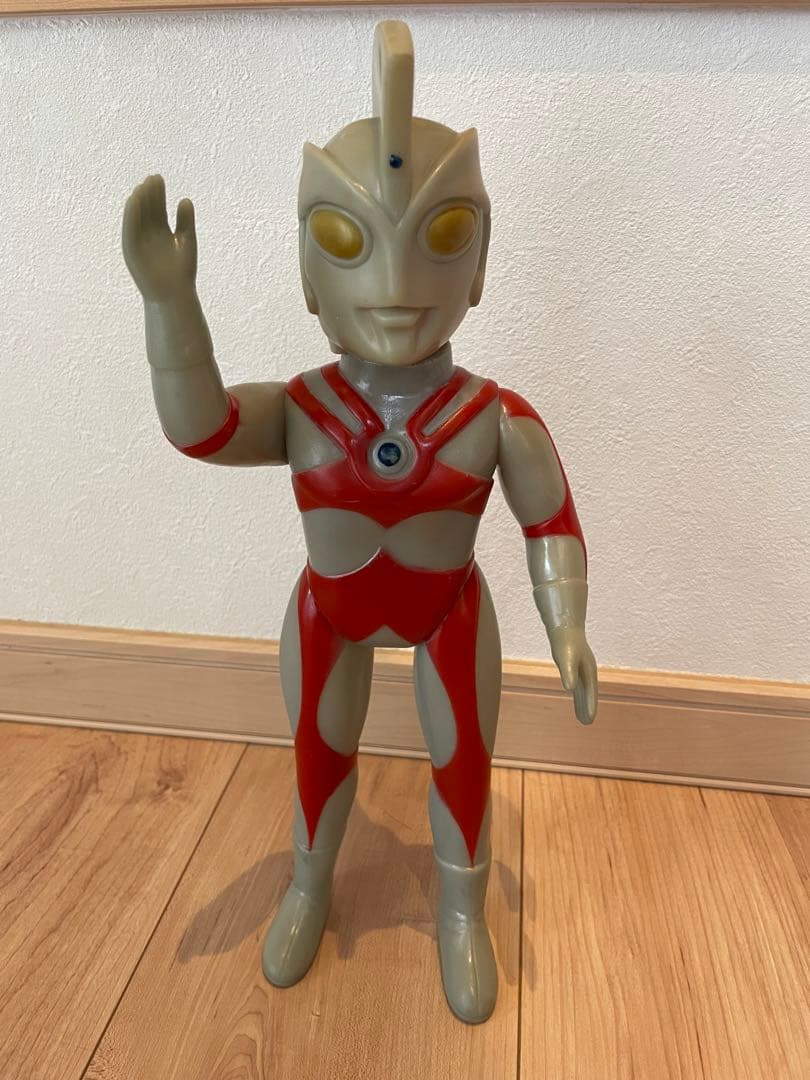 当時物　【ウルトラマンエースA 】面取れ　マスク取れ　ソフビ　ブルマァク