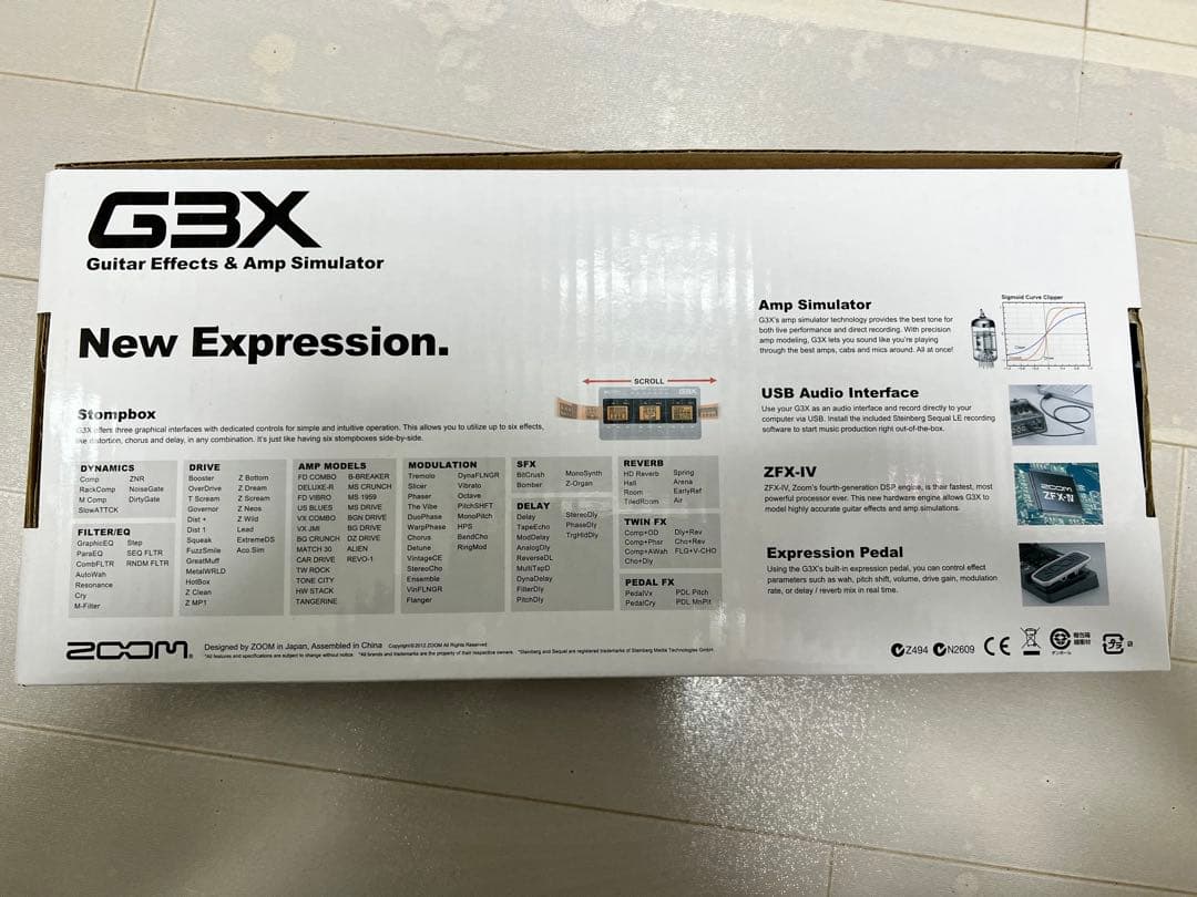 ZOOM G3X マルチエフェクター