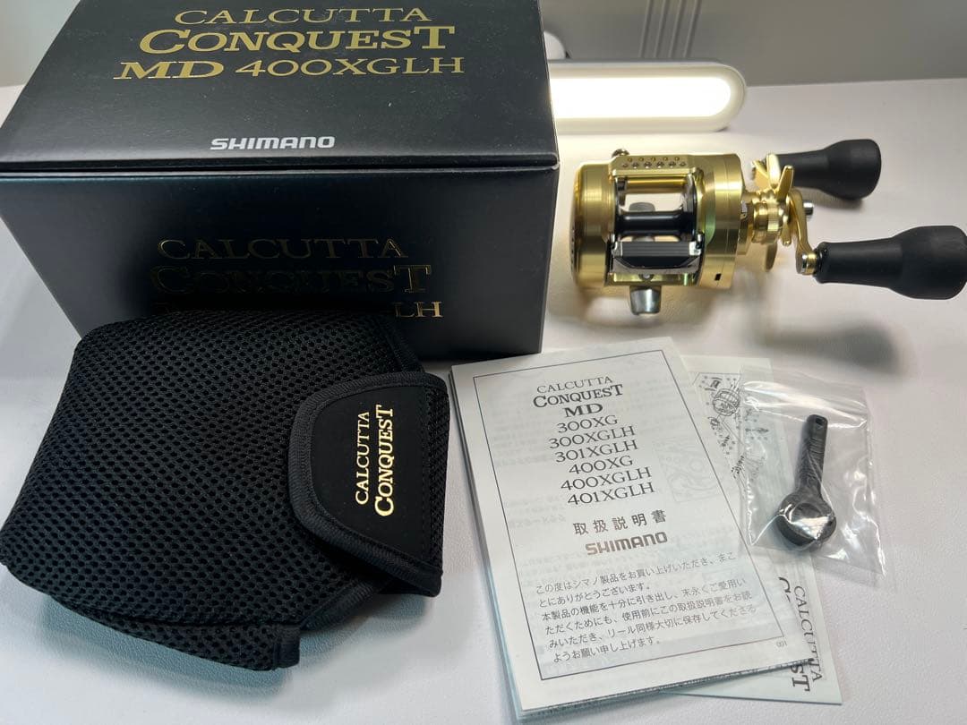 【未使用】シマノ 23 カルカッタコンクエスト MD 【400XGLH】