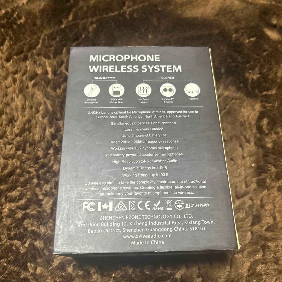 配信機器・PA機器・レコーディング機器 Xvive Microphone Wireless System
