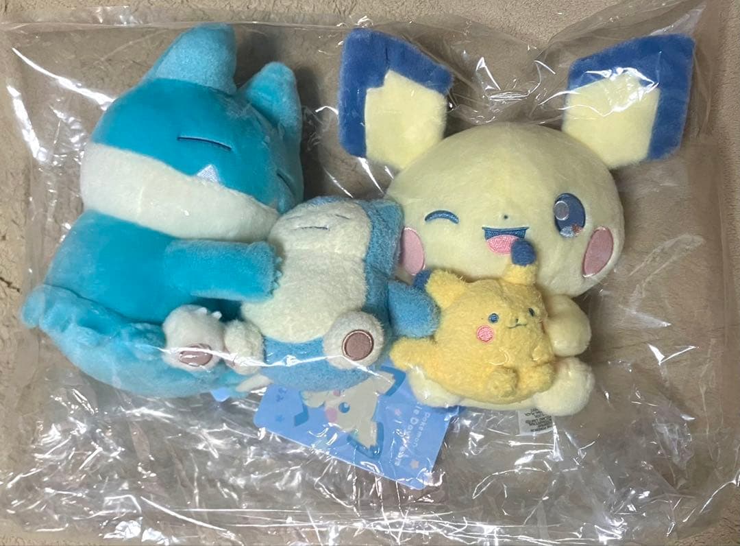 ポケモン ぬいぐるみ Little Daydream ゴンベとカビゴン、ピカチュ