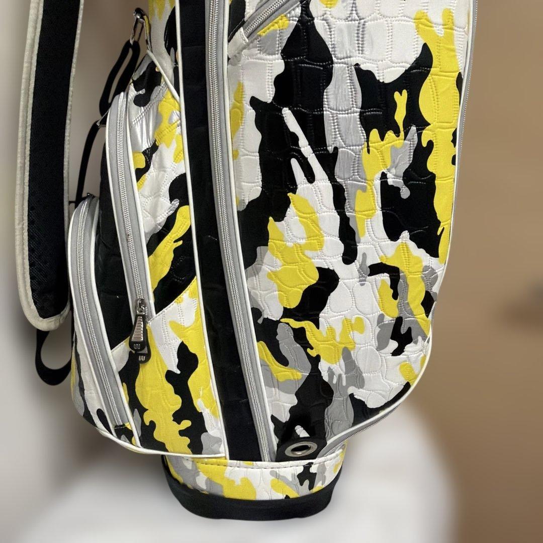 キャディバッグOUUL（オウル）ウェイカートバッグ（イエロー×ブラック）