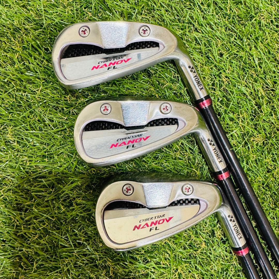 【女性用】YONEX CYBER STAR NANOV FL アイアンセット