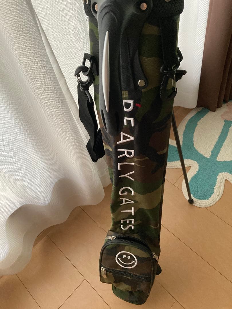 PEARLY GATES 迷彩柄 セルフスタンドゴルフバッグ