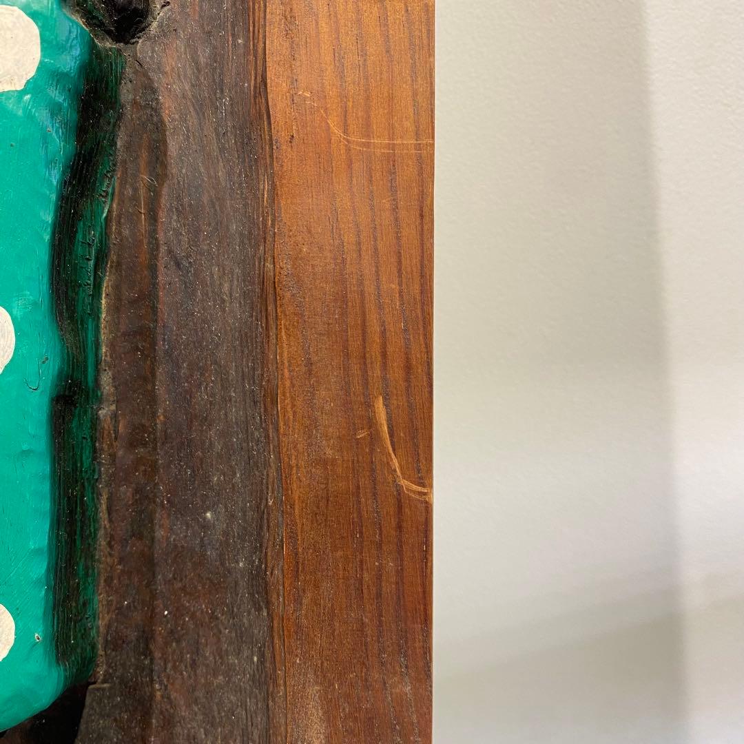 木彫りピエロ 壁掛け 道化師 スペイン