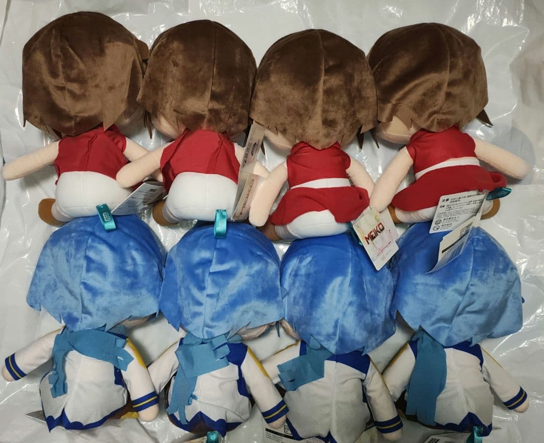 初音ミクシリーズ ふわぷち LLぬいぐるみ KAITO MEIKO 計8点