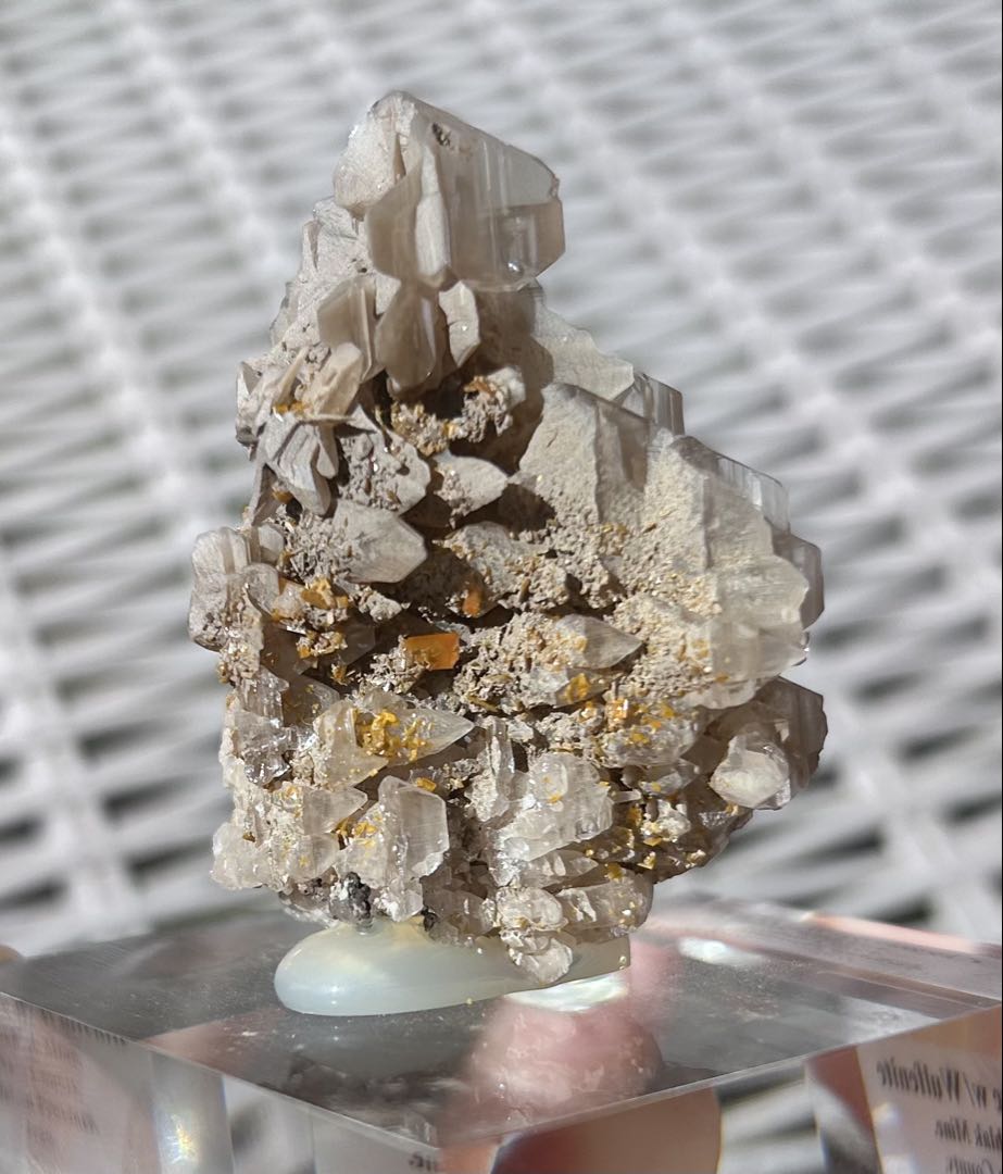 セルサイト ウルフェナイト 鉱物標本