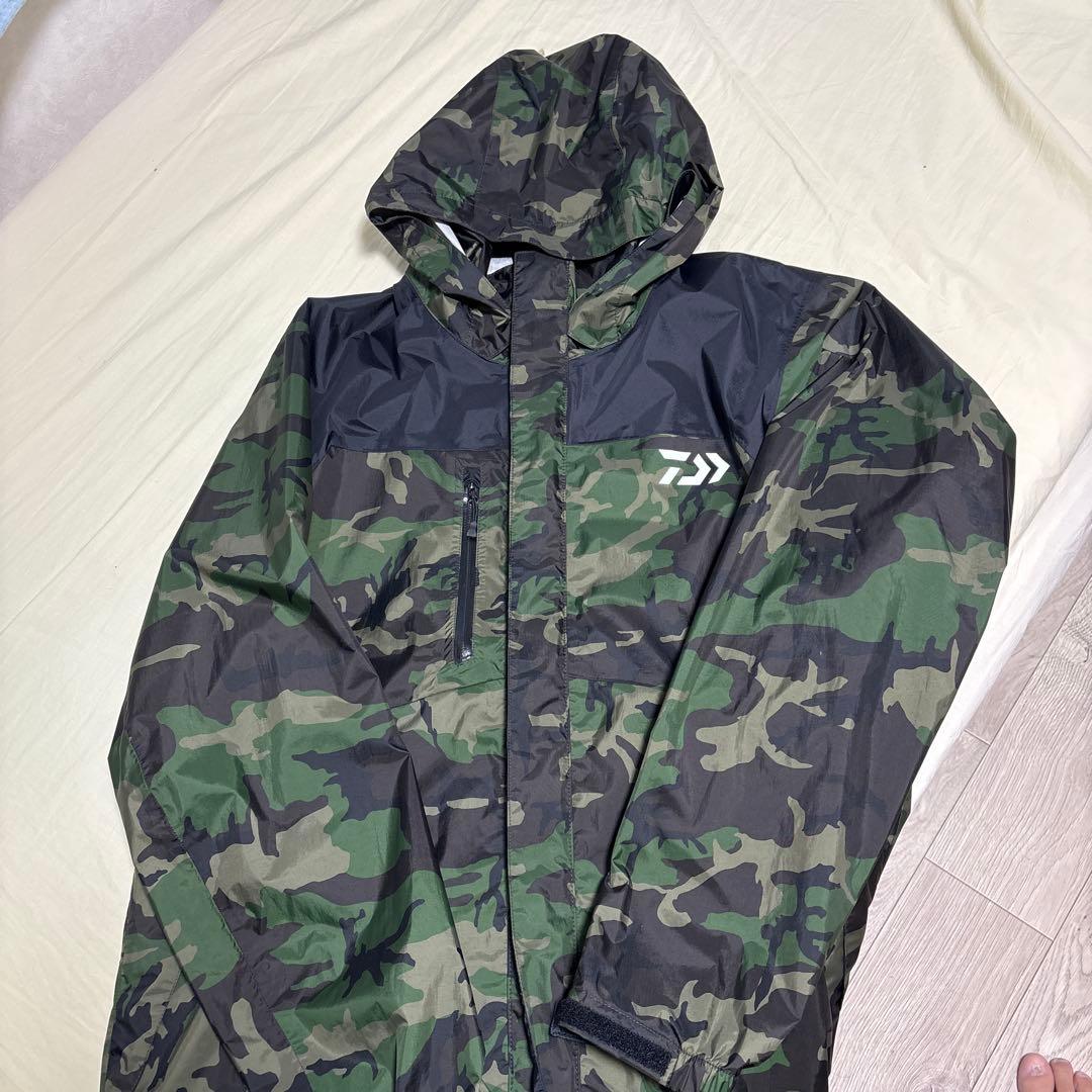 【ダイワ】レインコート ＤＲ－３８２３ グリーンカモ 2XL