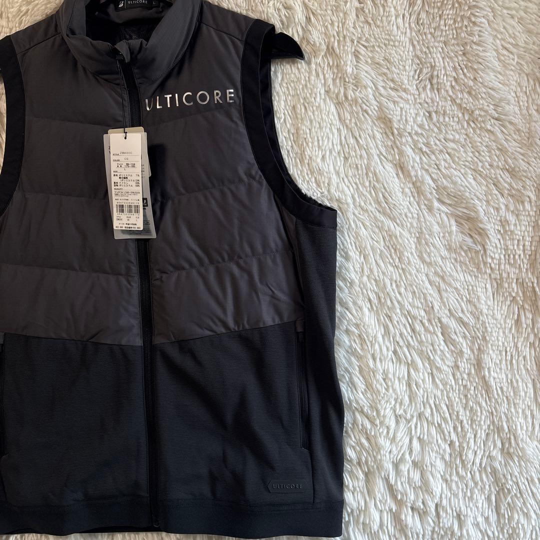 新品未使用✨ブリヂストン ULTICORE ベストL グレー　ゴルフウェア