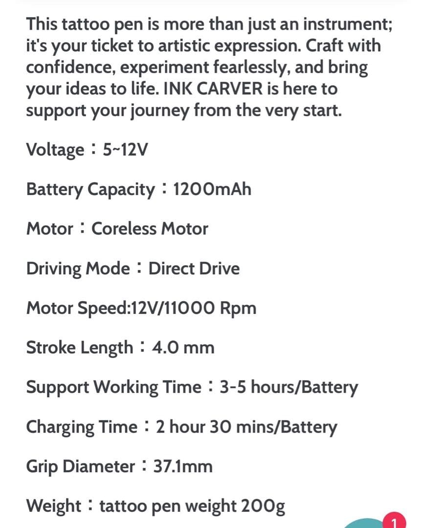 その他 og tattoo wireless machine