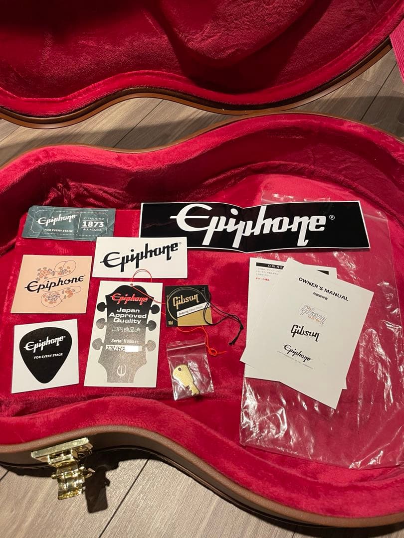 【最終】Epiphone es-355 エピフォン　セミアコ　チェリーレッド