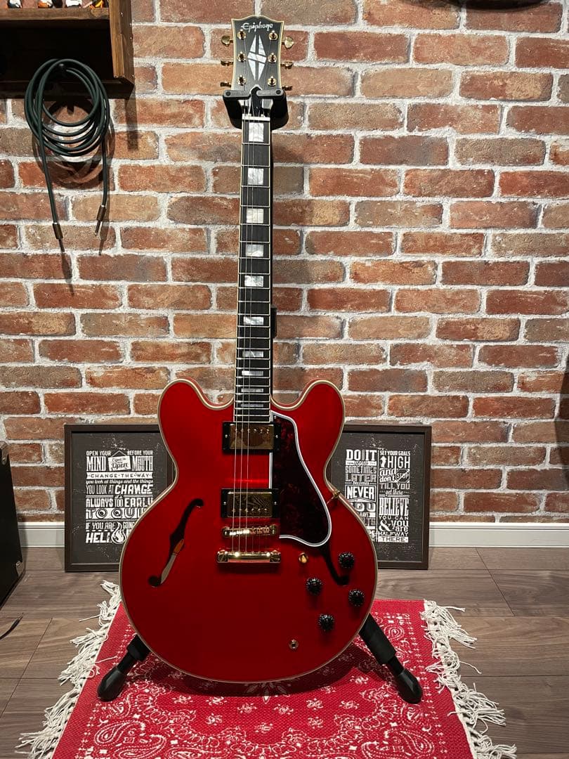 【最終】Epiphone es-355 エピフォン　セミアコ　チェリーレッド