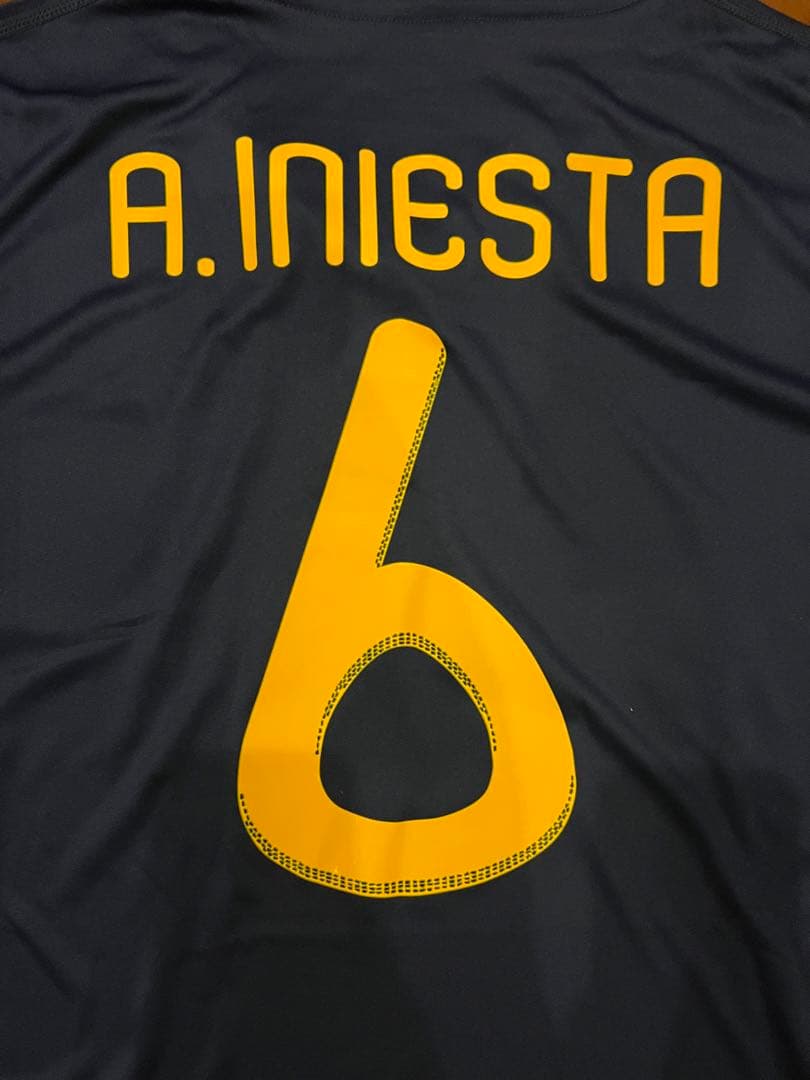 2010 南アフリカワールドカップ スペイン代表 イニエスタ ユニフォーム