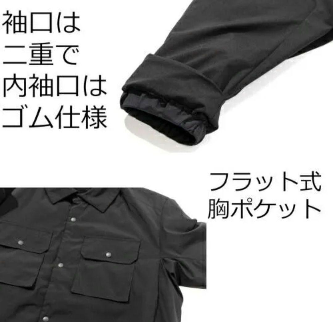 アブガルシア パデッド シャツアウター 新品未使用 Ｍ 黒