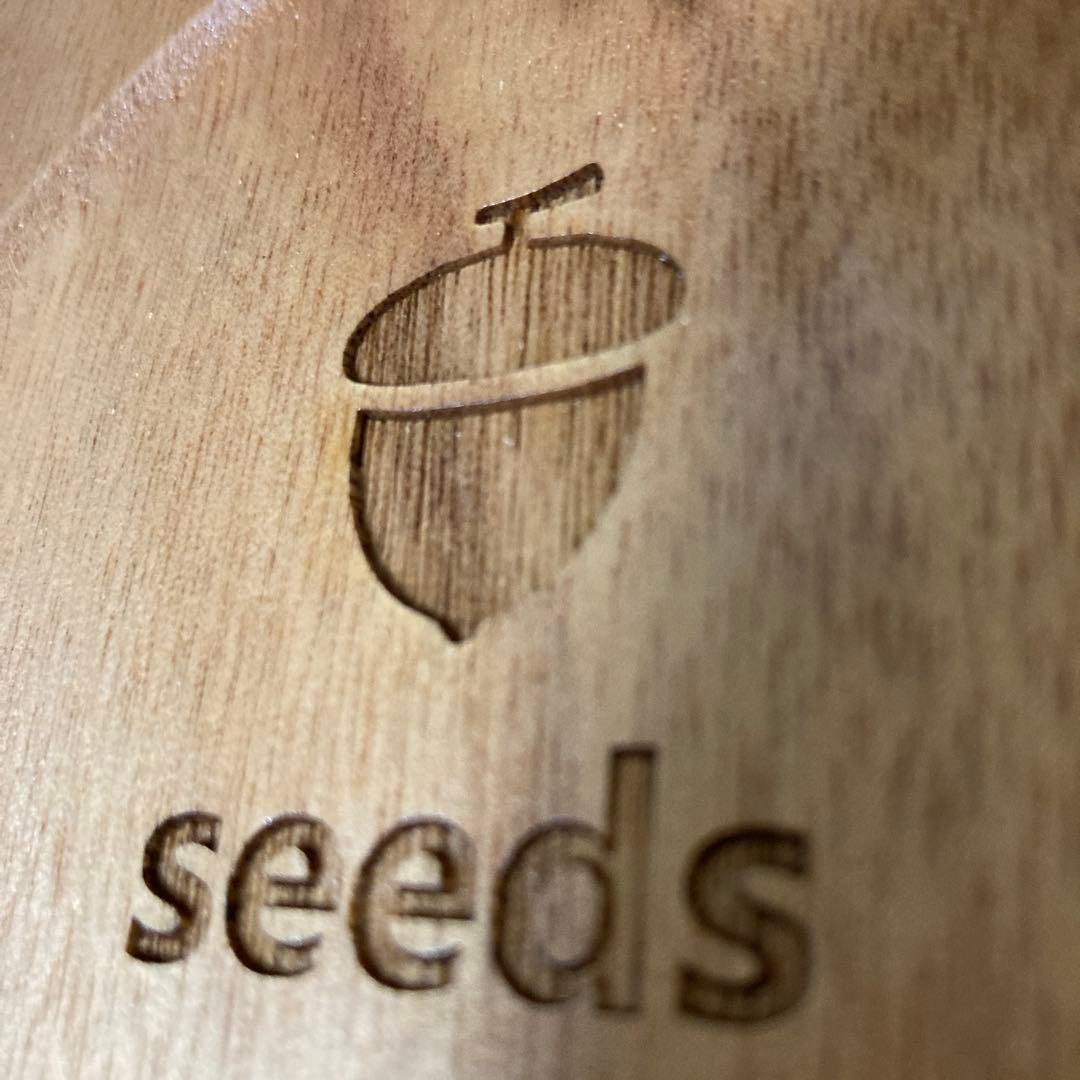 seeds カリンバ 本体と専用ケースと調律用ハンマー付き　17音 暖かい音色