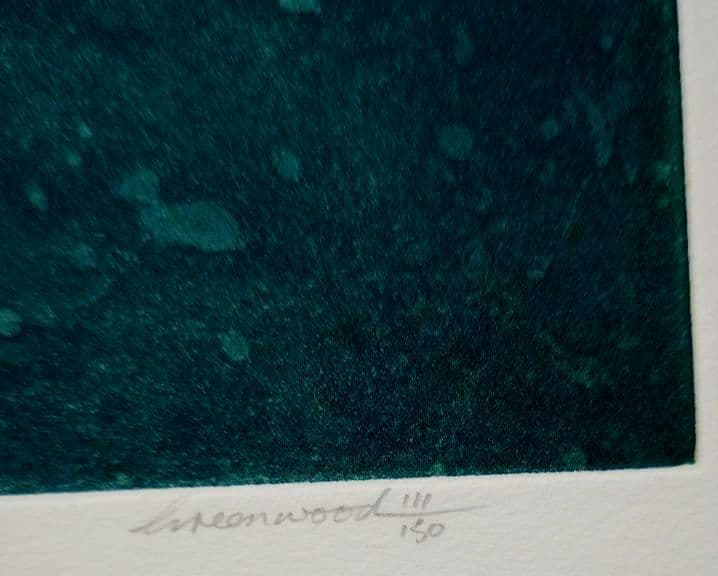 特価◯絵画 カラ―銅版画 額装品