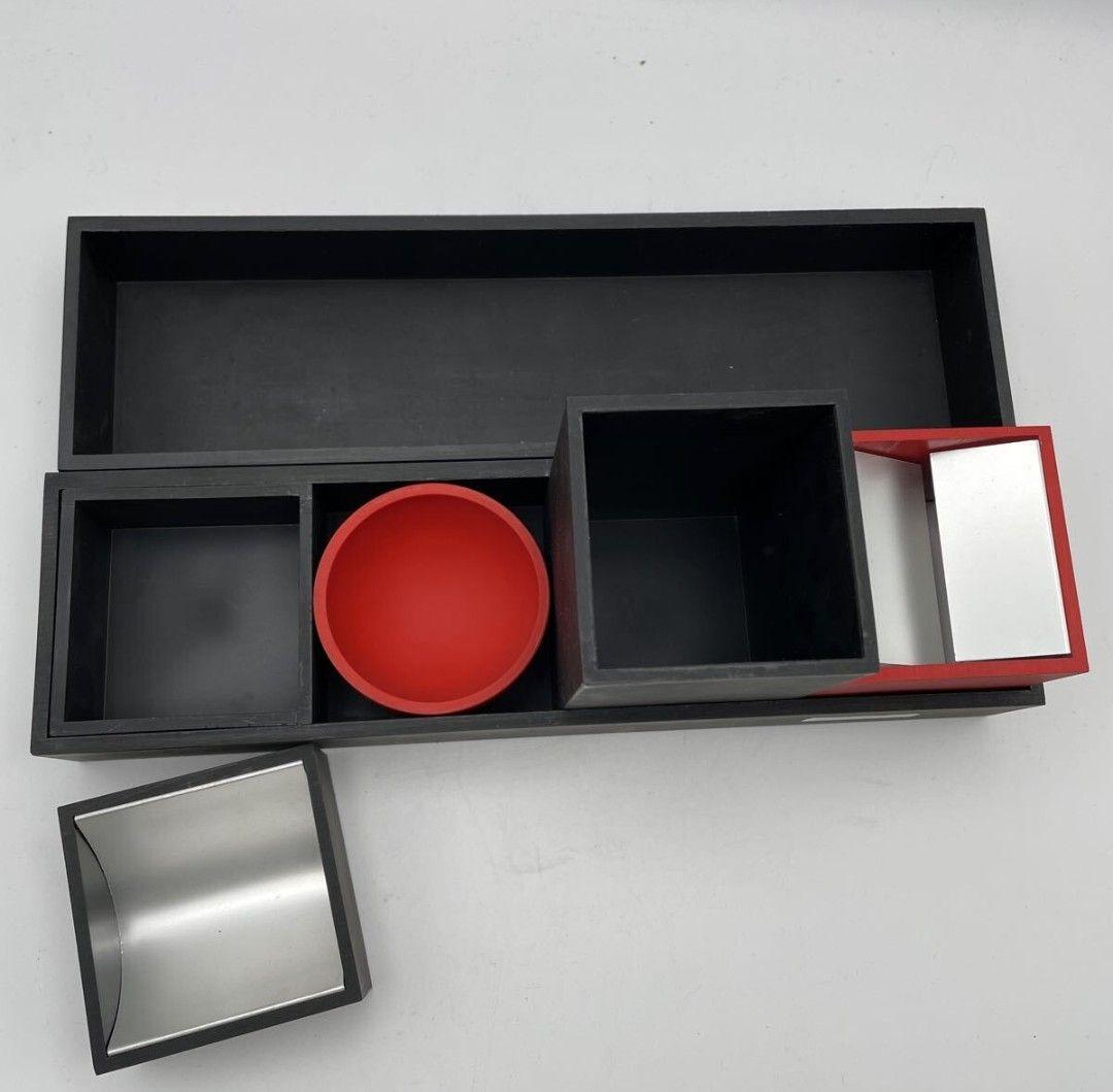 【1950年代】希少！olivettiオリベッティデスクセット　灰皿小物入れ②