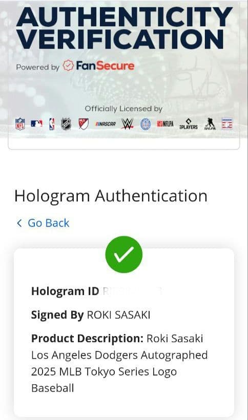 【即完品】佐々木朗希／直筆サインボール／ロサンゼルス・ドジャース／東京シリーズ／