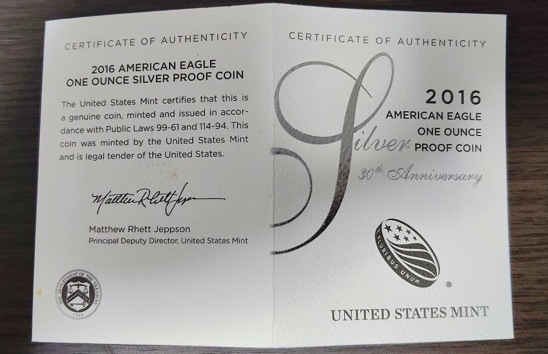 コレクション 2016 Walking Liberty Silver Coin