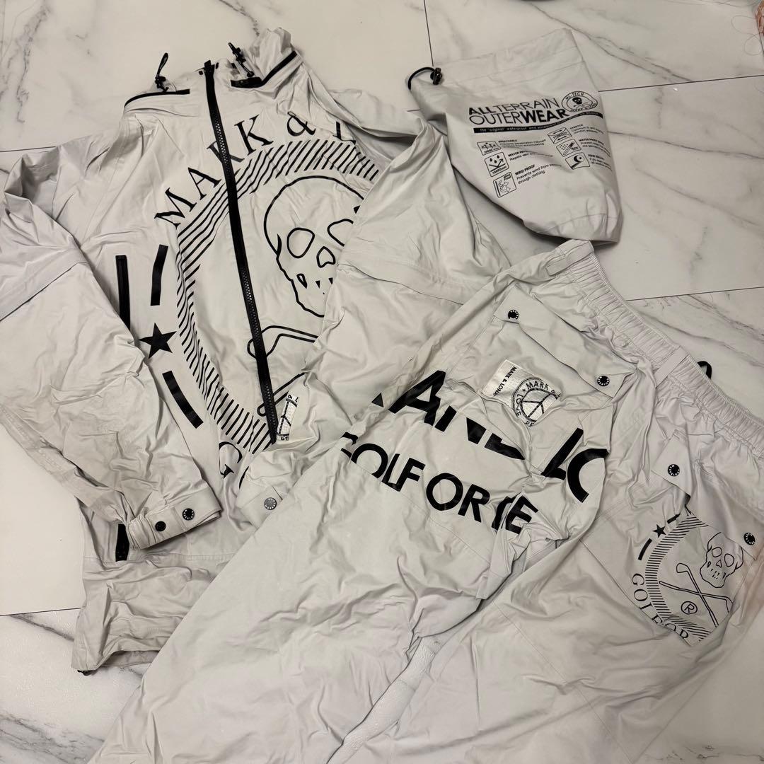 マークアンドロナ　カッパ　上下　セットアップ　 ゴルフウェア　レインコート46