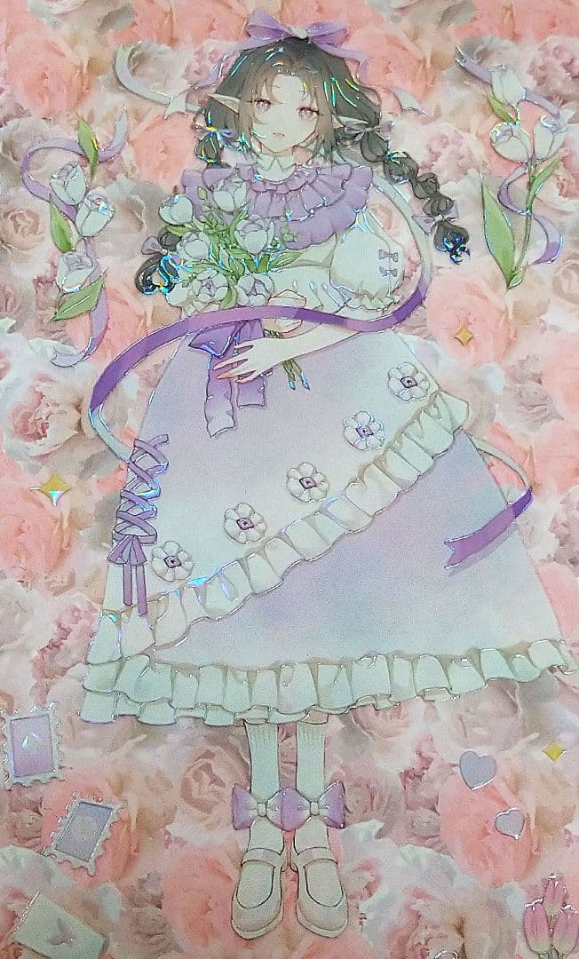 J602＃花仙曲(贝壳光)巫女sama切り売り海外人物マステ女の子