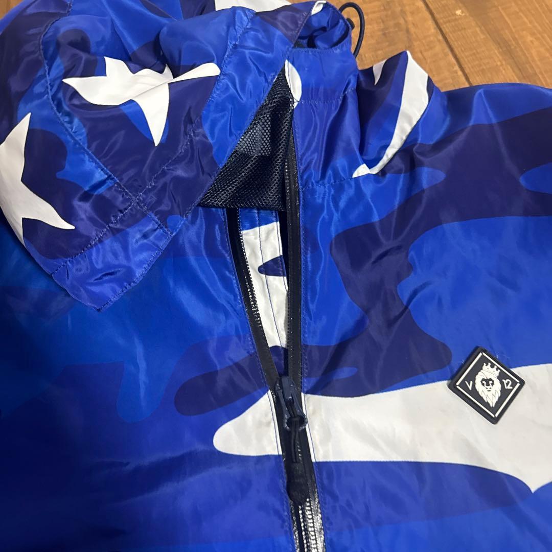 V12 ジップブルゾン　メンズL 裏地付き　カモフラージュ　迷彩