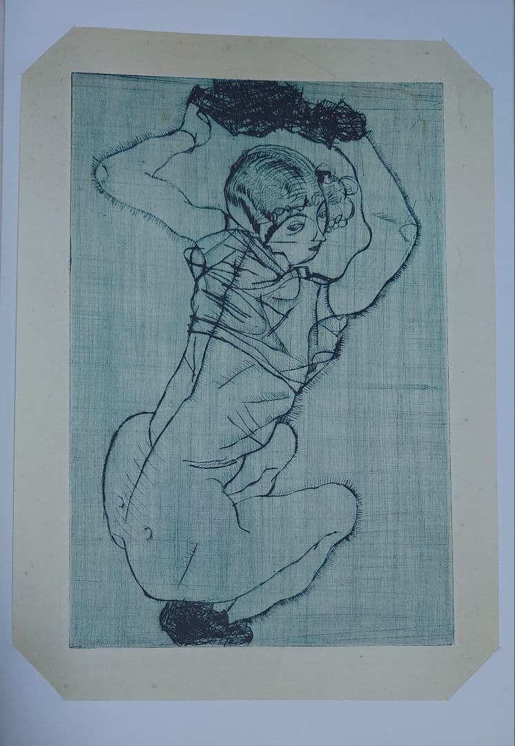 真作 エゴン・シーレ 生誕100年 リトグラフ10枚挿画本 販売時60万円