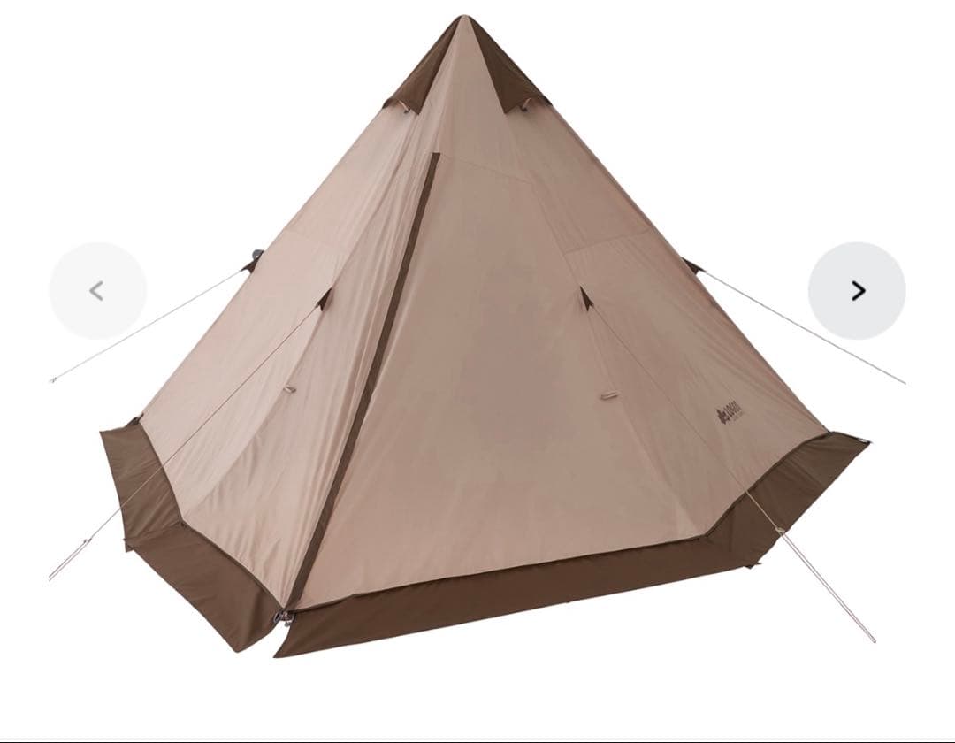 サーカステント LOGOS Tradcanvas Vポール Tepee 400