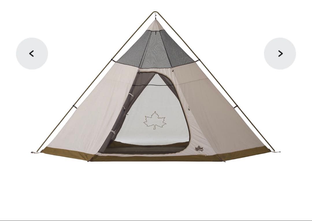 サーカステント LOGOS Tradcanvas Vポール Tepee 400