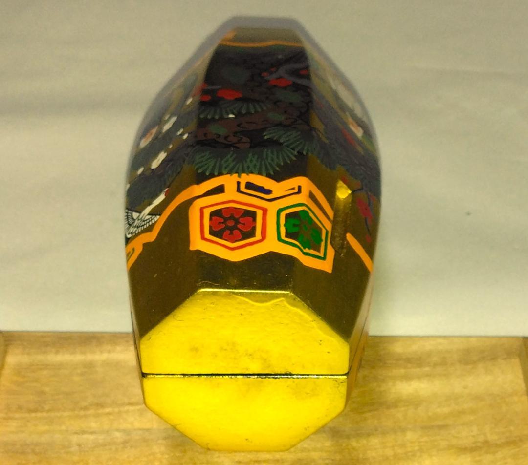 茶道具　京派塗師蒔絵師　平安豊泉作　本金ぶりぶり香合　美品！！