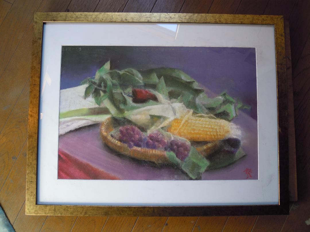 トウモロコシのある静物