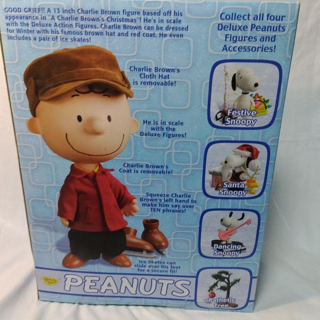 PEANUTS クリスマスタイム・チャーリーブラウン トーキングフィギュア未開封
