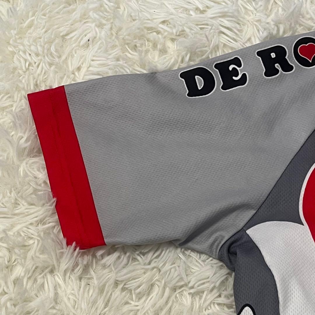 DE ROSA サイクルジャージ ホワイト/グレー/レッド